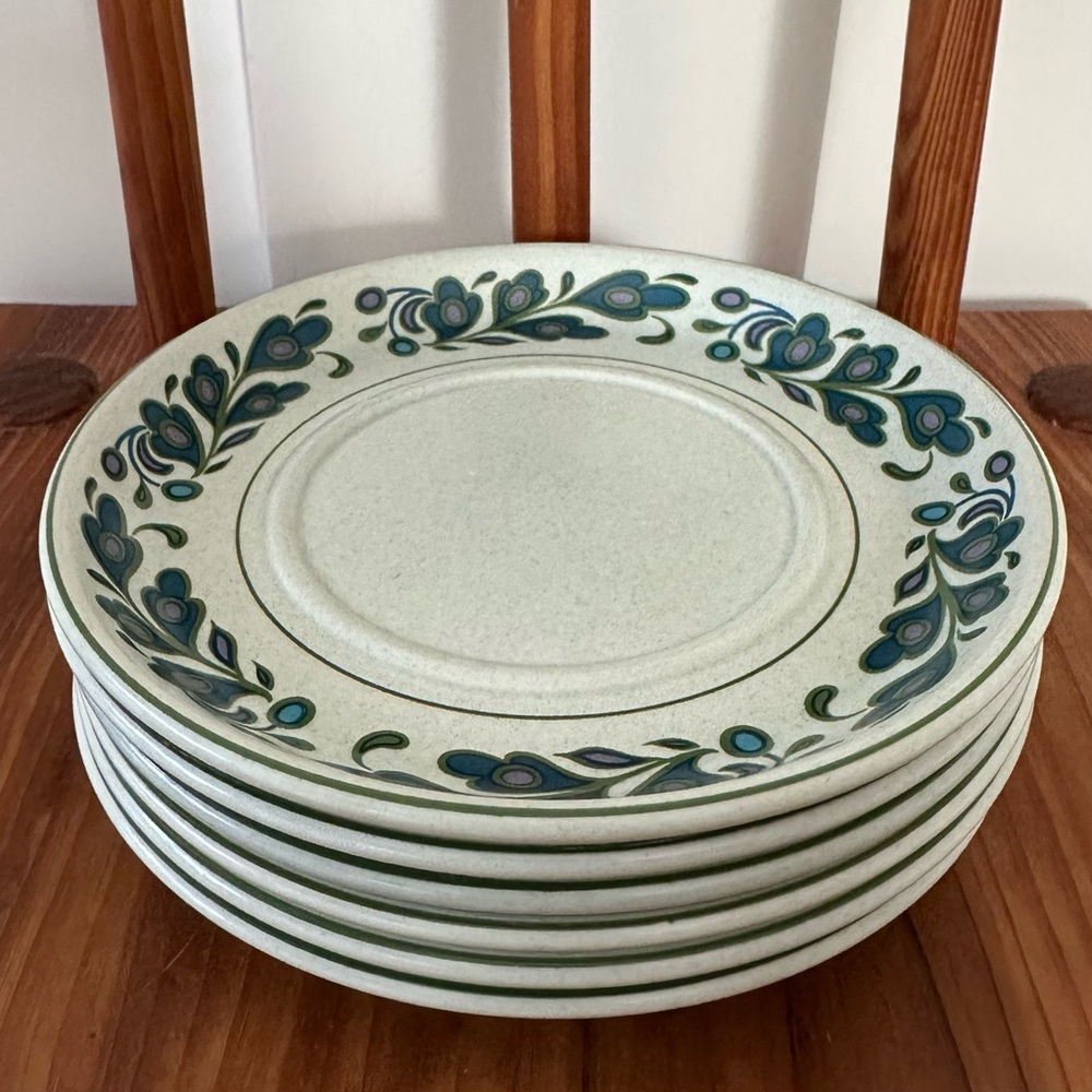 Set of 6 Midwinter Stonehenge range Caprice Saucers England